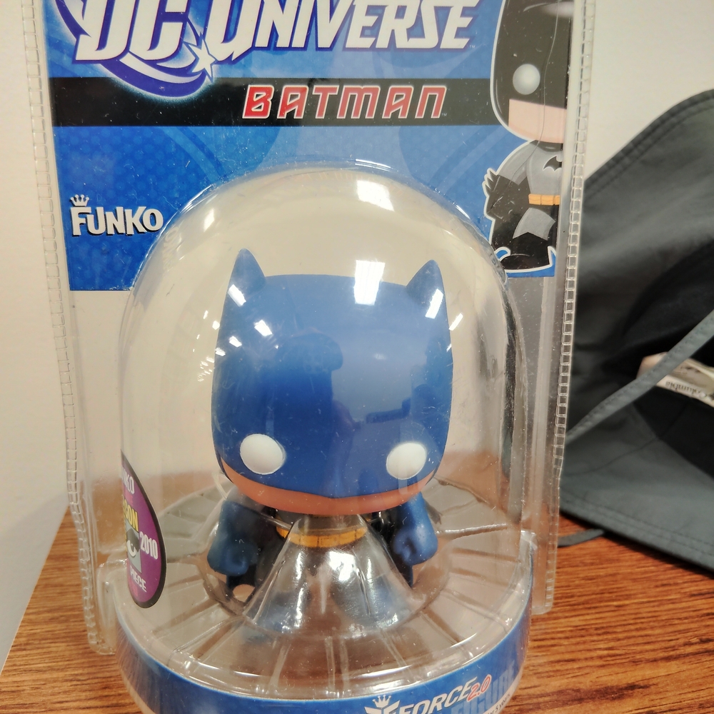 RARE!!! Funko DC Universe Batman Blue and Black Figure RELEASED 2010 SDCC